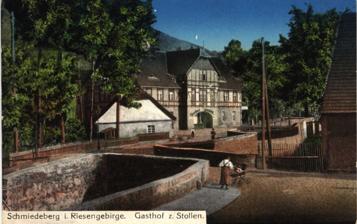 Kowary, koniec  1890-1900 rok, dawna Karczma G&oacute;rnicza