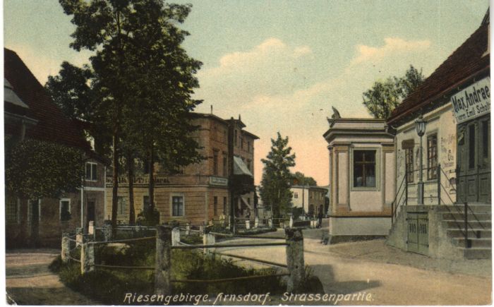 Stara poczt&oacute;wka, Miłk&oacute;w ok 1905 r.