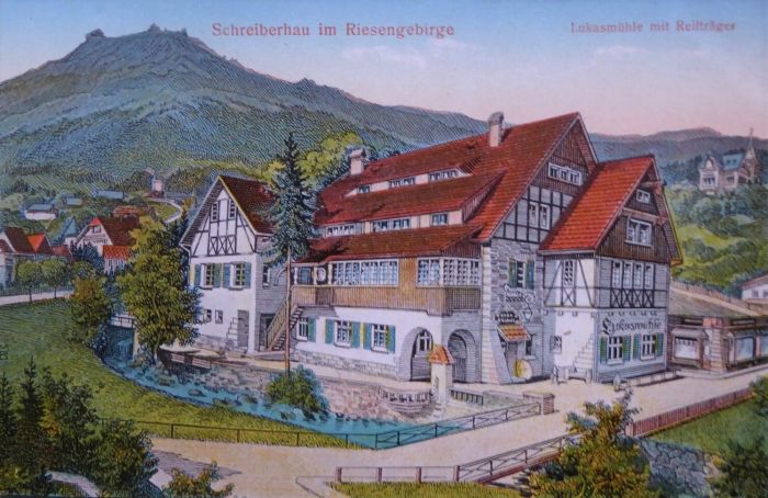 &ldquo;K&uuml;nstlervereinigung St. Lukas in Ober-Schreiberhau&rdquo;  Szklarska Poręba, obecnie restauracja. 