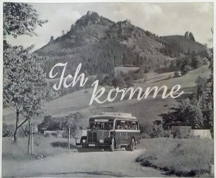 Karpniki (niem. Fischbach). Poczt&oacute;wka ok 1940 r.