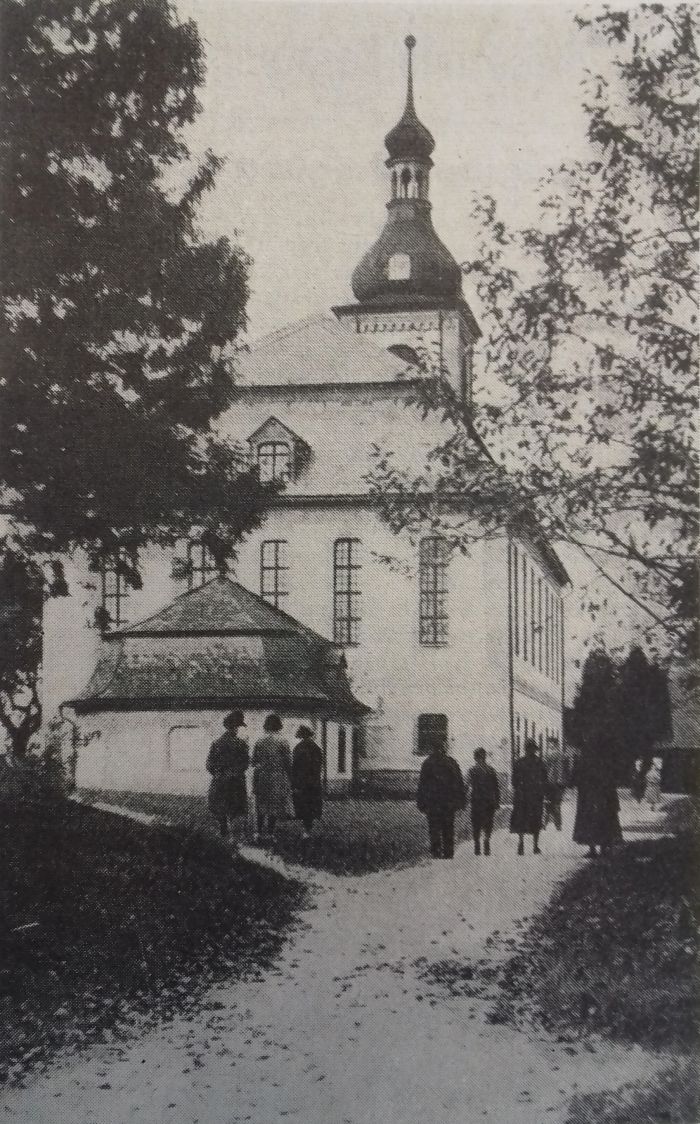 Karpniki (niem. Fischbach) Kości&oacute;ł Ewangelicki. Rok nieznany