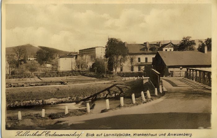 Mysłakowice (niem. Zillerthal-Erdmannsdorf, Erdmannsdorf). Dawny szpital i prosektorium. Obecnie OHP Mysłakowice