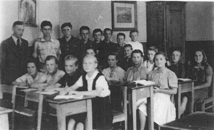 Szkoła, Mysłakowice 1947 r.