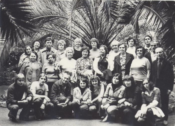 DZPL "Orzeł". 1977 rok. Wycieczka do Palmiarni w Wałbrzychu.