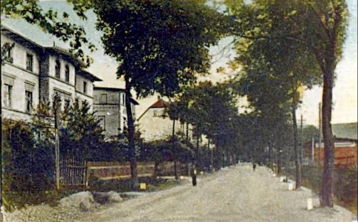 Erdmannsdorf (Mysłakowice) 1927 r. Obecnie ul. Jeleniog&oacute;rska