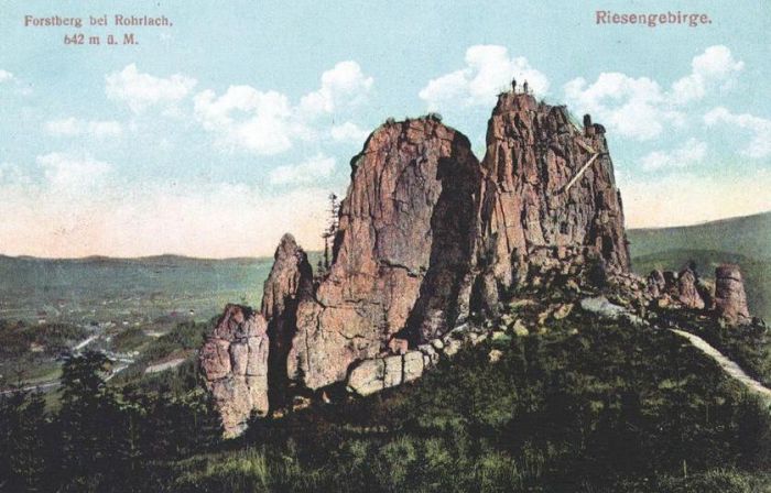 Sokolik (niem. Forst Berg lub Forstberg, 622 i 642 m n.p.m.)  1920 rok.