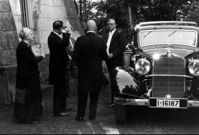 Pałac w Erdmannsdorf (Mysłakowice) 1937 rok. Gośce rodziny Rudolpha
