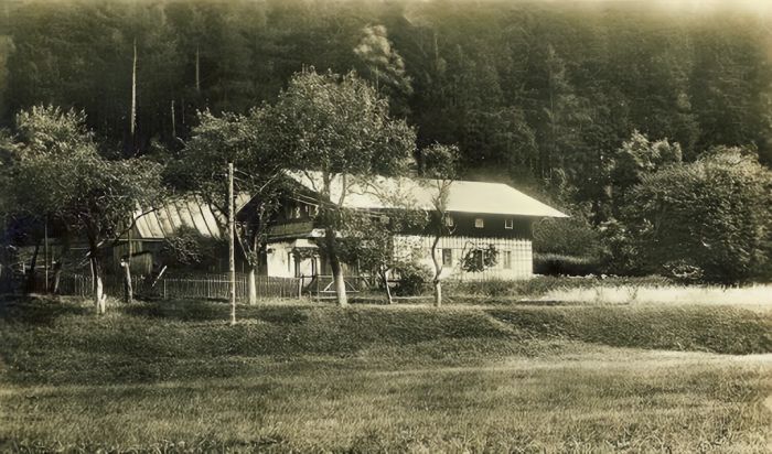Erdmannsdorf (Mysłakowice) 1935 rok. Leśnicz&oacute;wka