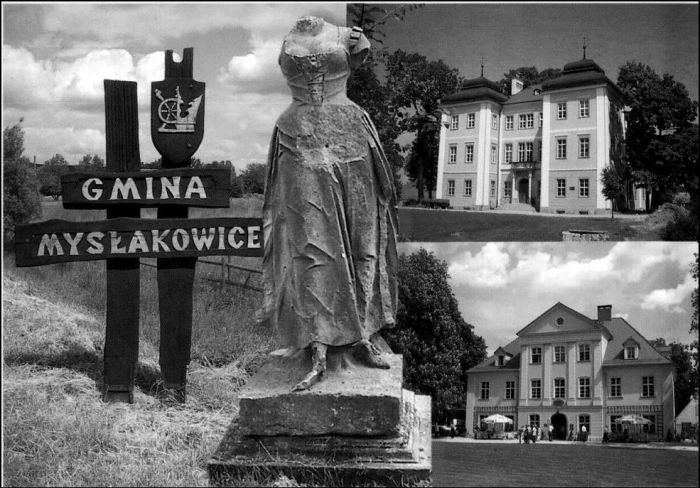 Fotokopia poczt&oacute;wki. Gmina Mysłakowice. 
