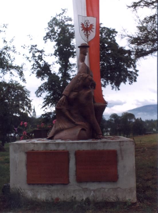 Pomnik Tyrolczykom wygnanym z ojczyzny. 1998 rok