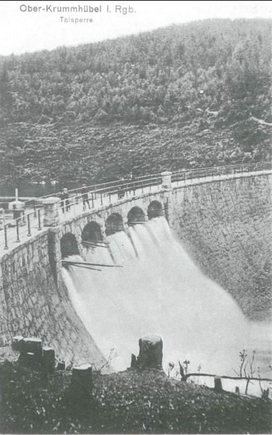  Krummh&uuml;bel (Karpacz) 1910 rok. Wodospad na Łomnicy
