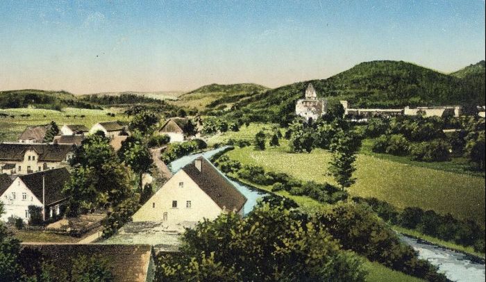 Panorama Bobr&oacute;w/Wojan&oacute;w. Ok 1920 rok