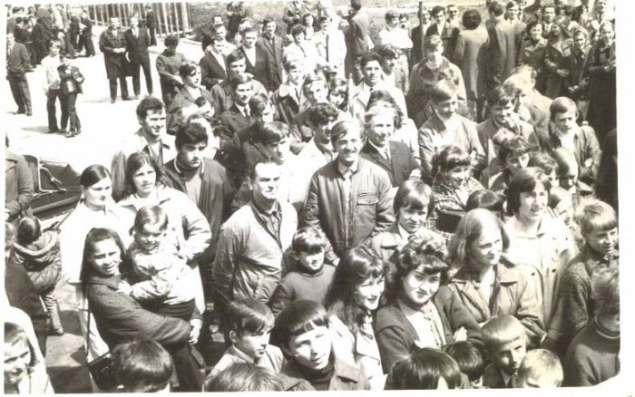 Pracownicy DZPL "Orzeł" Mysłakowice. Lata 70-te