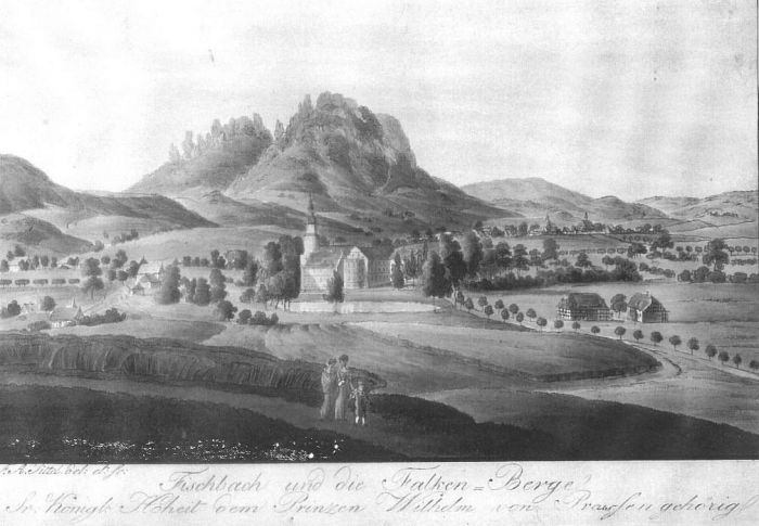 Karpniki (niem. Fischbach) 1825 rok.