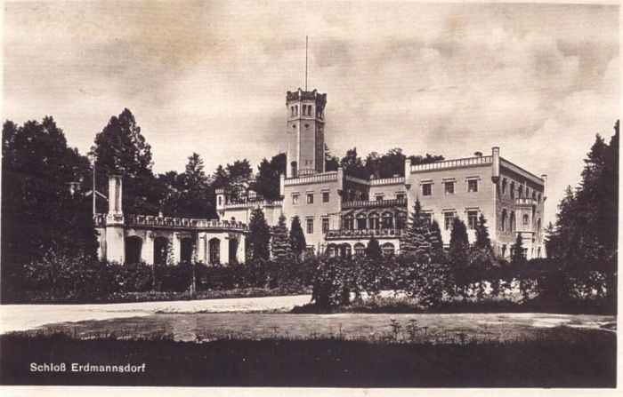 Pałac. Mysłakowice (niem. Zillerthal-Erdmannsdorf, Erdmannsdorf). 1935 rok