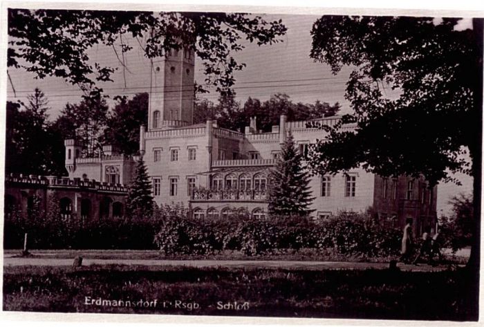 Pałac. Mysłakowice (niem. Zillerthal-Erdmannsdorf, Erdmannsdorf). 1935 rok