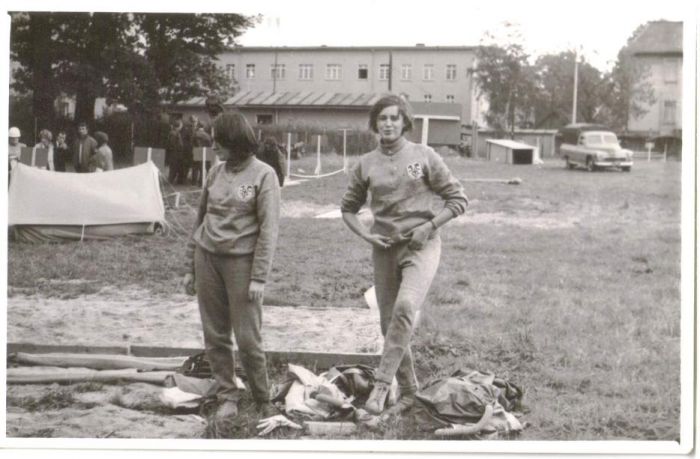 Ćwiczenia Obrony Cywilnej DZPLn "Orzeł", Mysłakowice. ok 1970 rok.