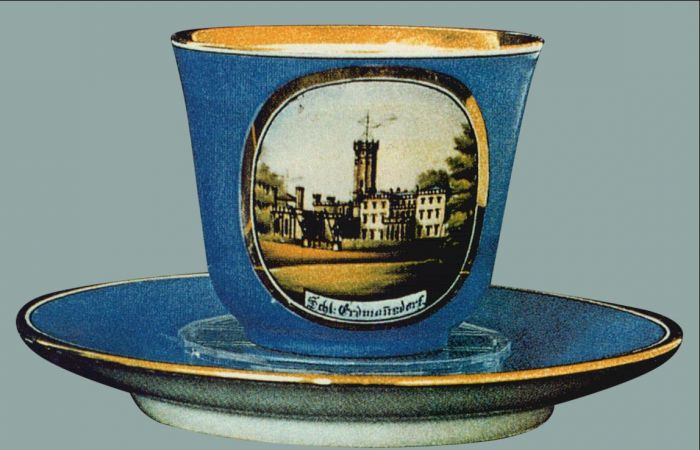 Porcelana z Pałacem w Mysłakowicach. XIX wiek