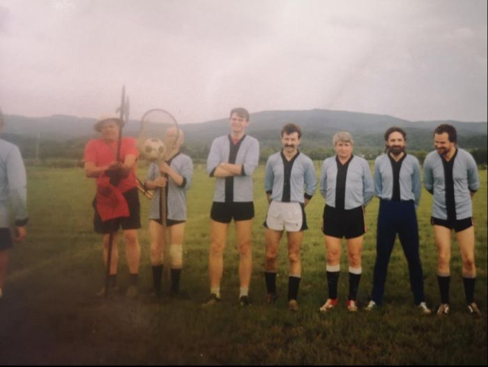 27 maja 1993 roku. Gminny dzień sportu szkolnego. Reprezentacja pracownik&oacute;w Gminy. 