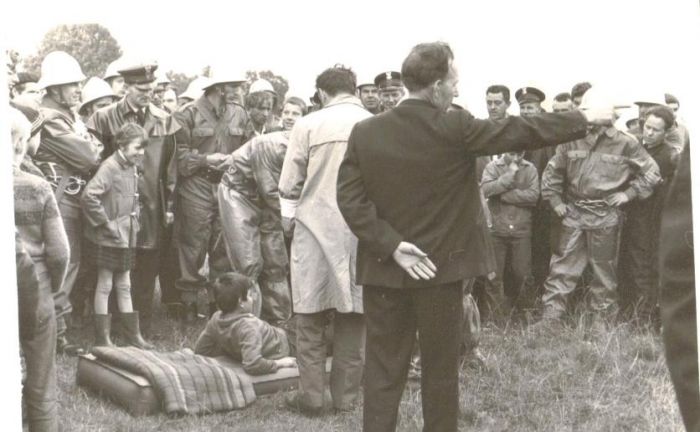 Ćwiczenia Obrony Cywilnej DZPLn "Orzeł", Mysłakowice. ok 1970 ok