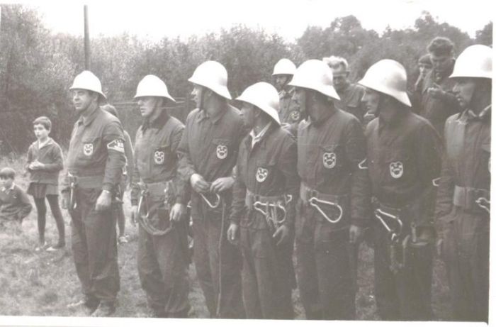 Ćwiczenia Obrony Cywilnej DZPLn "Orzeł", Mysłakowice. ok 1970 ok