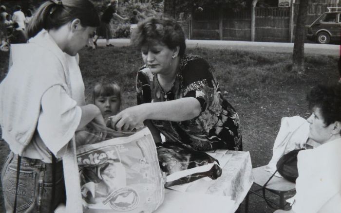 Dąbrowica, festyn. 1993 rok
