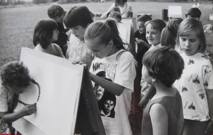 Dąbrowica, festyn. 1993 rok