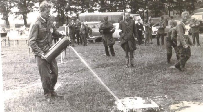 Ćwiczenia z obrony cywilnej. Foto z archiwum DZPLn "Orzeł" Mysłakowice