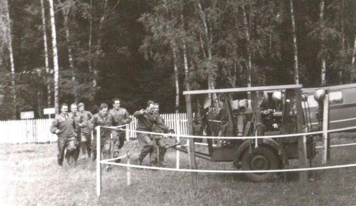 Zawody strażackie, Foto z archiwum DZPLn "Orzeł". Lata 60-te