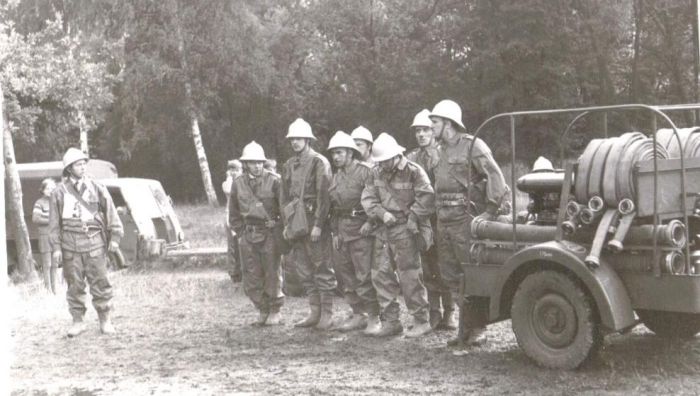 Zawody strażackie, Foto z archiwum DZPLn "Orzeł". Lata 60-te