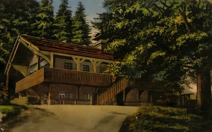 Schronisko "Szwajcarka", początek XX wieku.