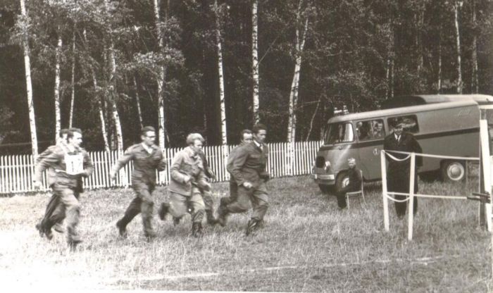 Zawody strażackie. Mysłakowice. Lata 60-te