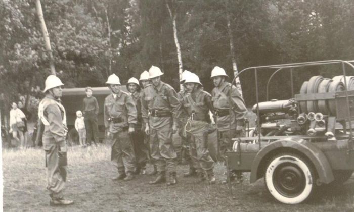 Zawody strażackie. Mysłakowice. Lata 60-te