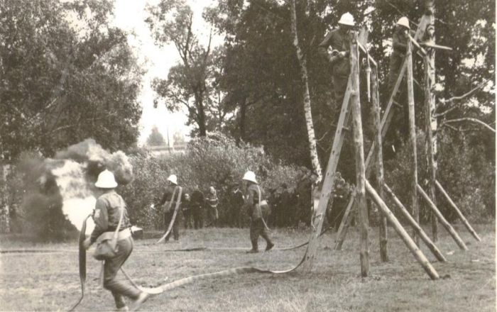 Zawody strażackie. Mysłakowice. Lata 60-te