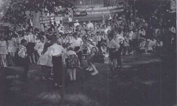 Mysłakowice 1968 rok. Święto Pracy. 