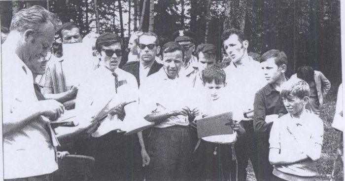 Mysłakowice 1969 rok. Spartakiada w DZPLn "Orzeł".