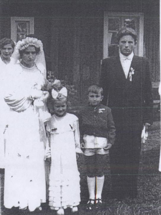 Mysłakowice 1956 rok. Ślub Państwa B.