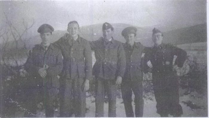 Jeńcy wojenni. Karpacz 1945 rok