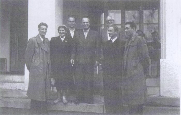 Pracownicy DZPLn "Orzeł" Mysłakowice. Święto Pracy 1972 rok. 