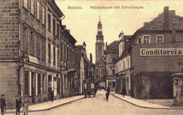 ul. Kutuzowa Bolesławiec (Bunzlau). Ok 1920 rok