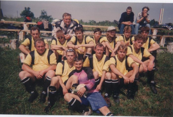 Zdjęcie przed meczem, Prawdopodobnie Kostrzyca, 1988 rok. 