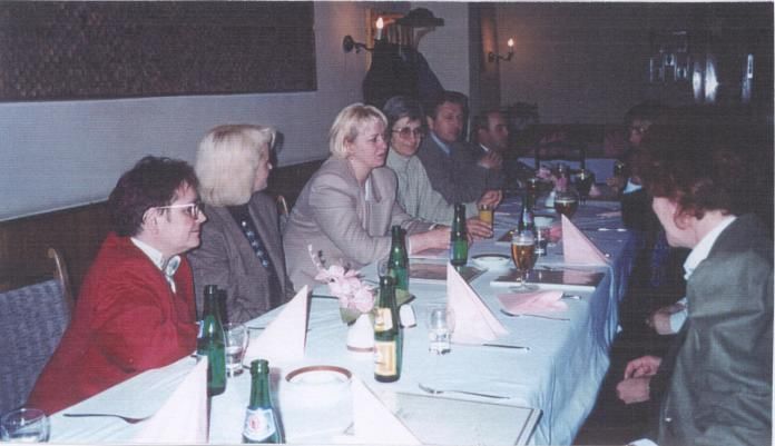Delegacja Związku Gmin Karkonoskich w Zittau. 1996 rok.