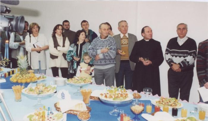 1997 rok. Przydział mieszkań dla poszkodowanych od powodzi. Mysłakowice 