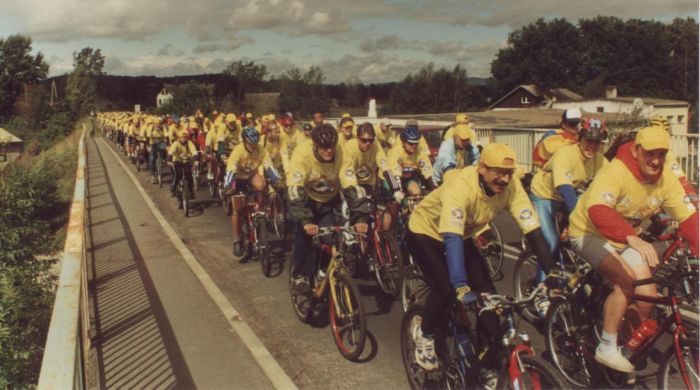Amatorski Raid Rowerowy w drodze do Karpacza. 2005 rok