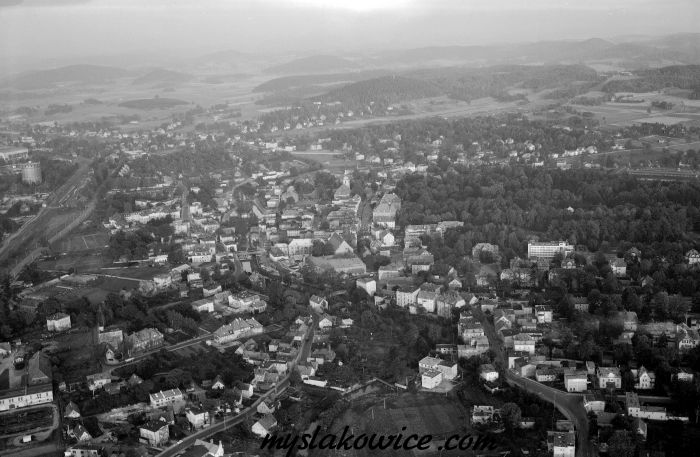 Cieplice Śląskie-Zdr&oacute;j Zdjęcia lotnicze 1975 rok.