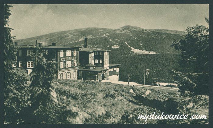 Karkonosze - Schronisko "Petrova bouda" pok 1930 rok.