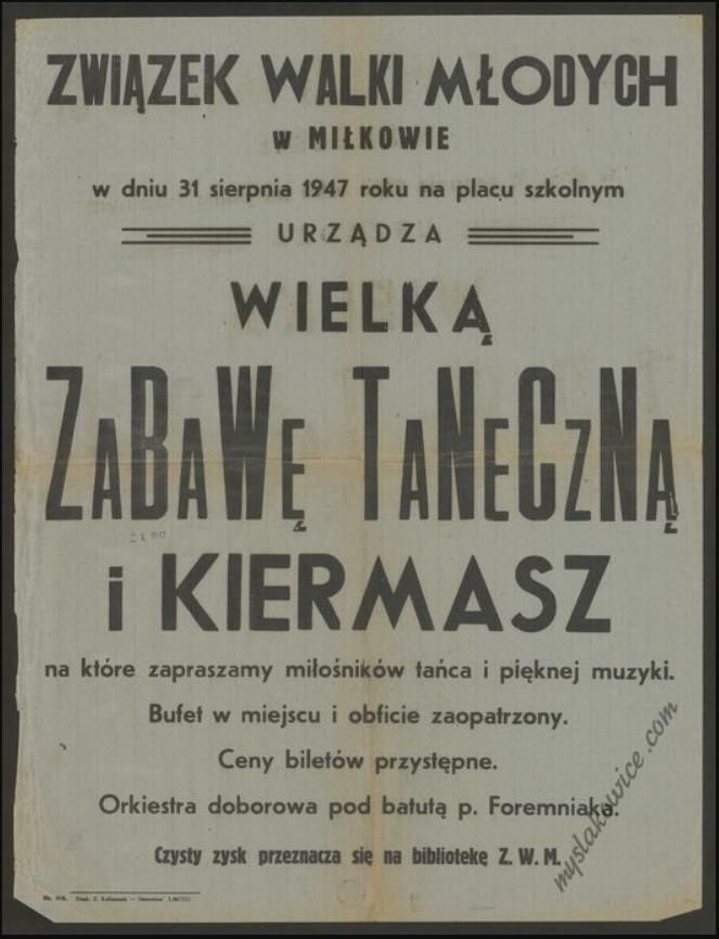 Afisz z 1947 roku