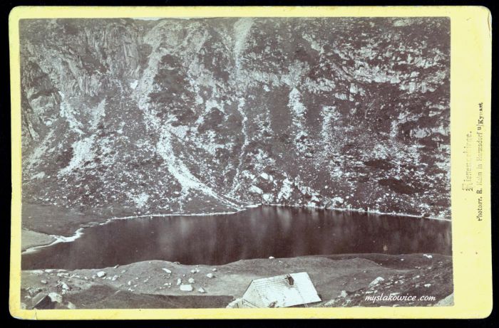 Karkonosze (Riesengebirge) 1885 rok. Foto Robert Halm(1828-1910)
