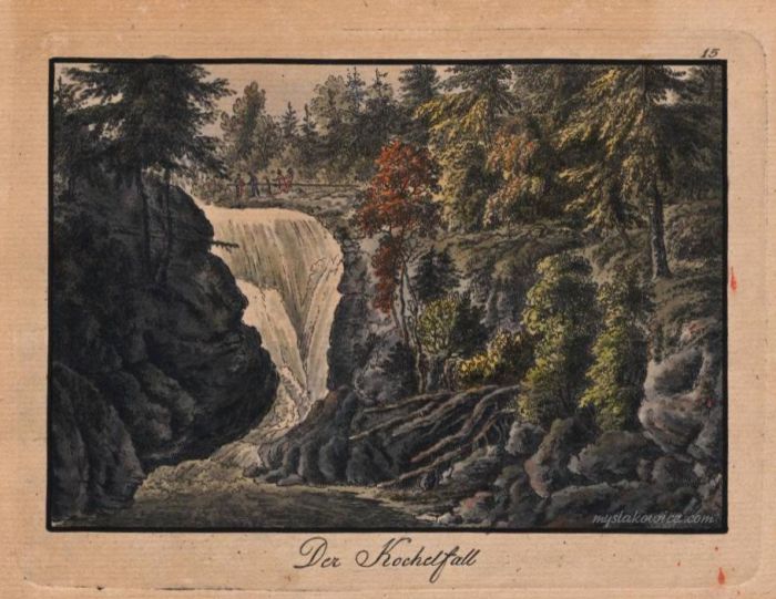 Karkonosze. 1820 rok. Autor Tittel, Friedrich August (1782-1836)