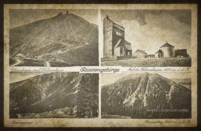 Karkonosze (niem. Riesengebirge). Ok 1930 rok.